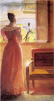 Thomas Pollock Anschutz - Lady by a Window